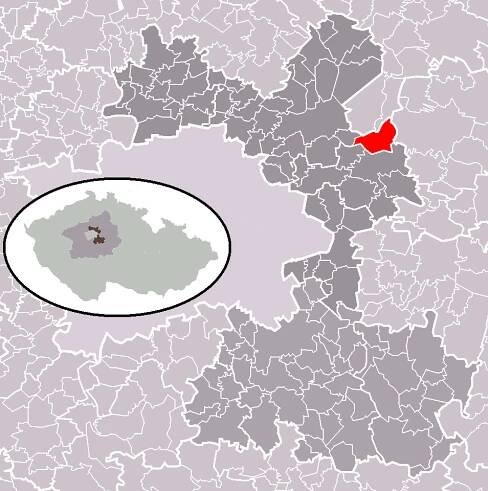 Čelákovice na mapě