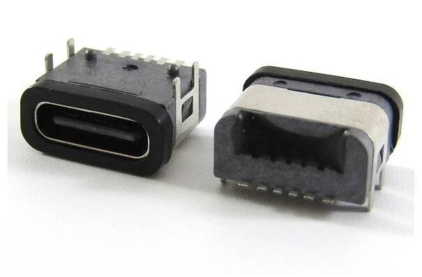 konektor micro USB-C 3.1 6p female 14