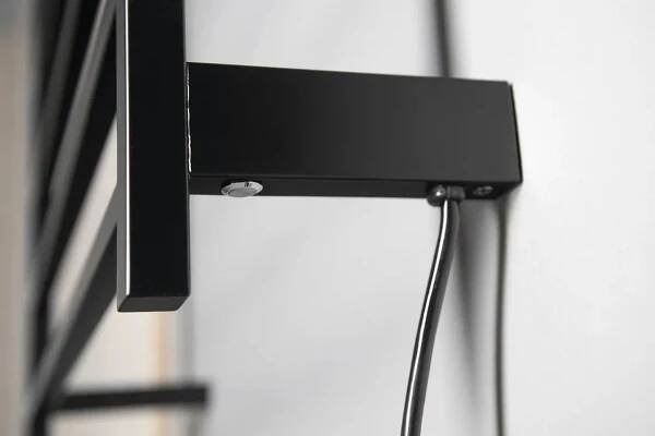 SAPHO ELZOR elektrický sušák ručníků 500x470 mm, 60 W, černá mat (EB510)