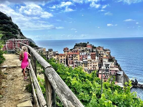 Cinque Terre s dětmi (Itálie)