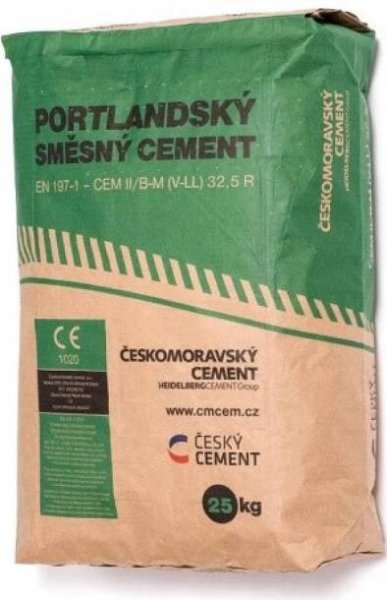 Cement portlandský směsný II/B-M (V-LL) 32,5R PF – 25 kg – HobbyKompas.cz