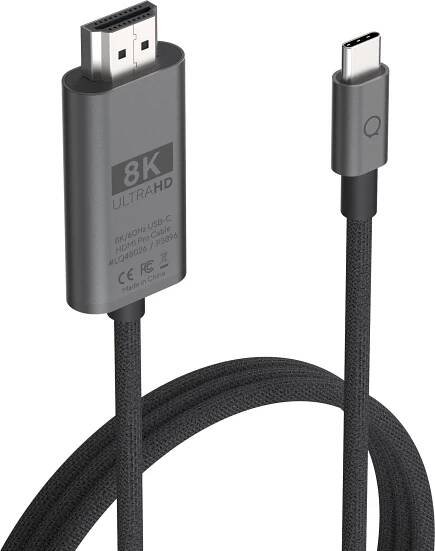 LINQ 8K/60Hz USB-C to HDMI Pro Cable 2m - Space Grey