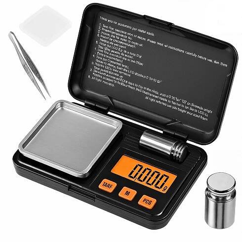 Digitální váha Nakida MS-1450, kapacita 50g, přesnost 0,001g (mikrováha)