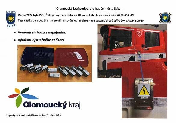 Sbor dobrovolných hasičů Štíty - Město Štíty