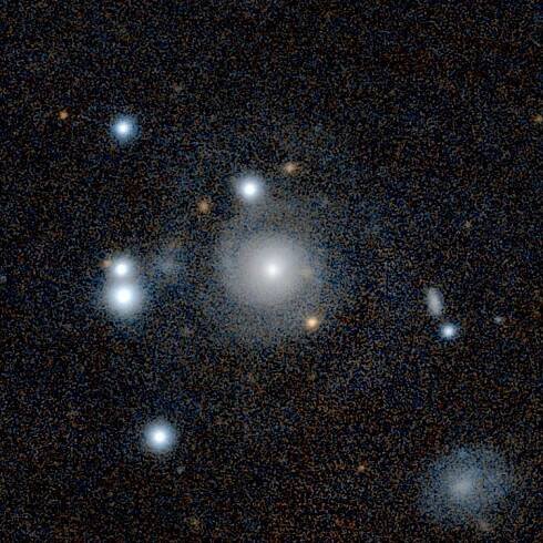PanSTARRS image of spiral galaxy PGC 68229, also showing background galaxy [DD2013] W4-1+1 71254