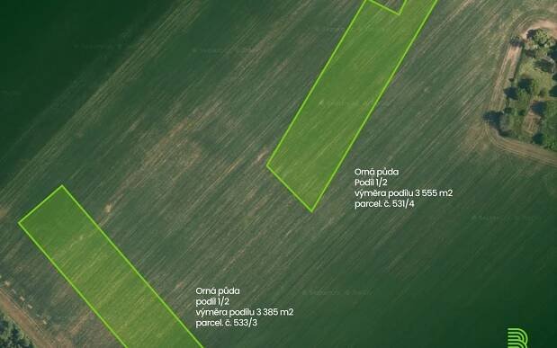 Zemědělské pozemky, Krásná Ves, 6 940 m²