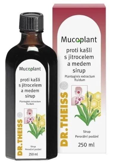 MUCOPLANT PROTI KAŠLI S JITROCELEM A MEDEM sirup 250ML