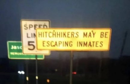 &quot;Hitchhikers may be escaping inmates&quot;