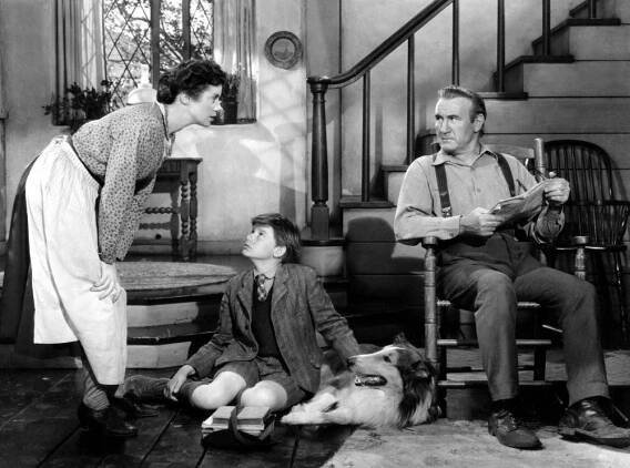 LASSIE COME HOME, Elsa Lanchester, Roddy McDowall, Lassie, Donald Crisp, 1943