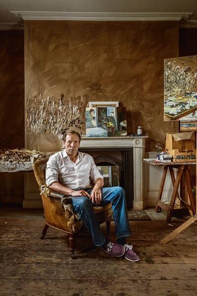 Behind the scenes of artist David Dawson's studio