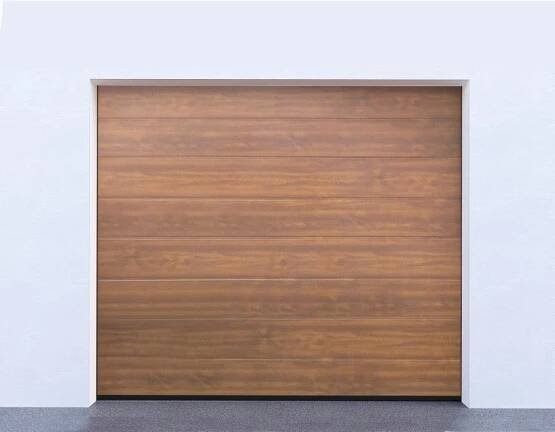 DoorHan garážová vrata - 2375x2150 mm, zlatý dub - Eshop