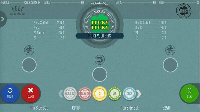 Blackjack Lucky Lucky - Felt Gaming