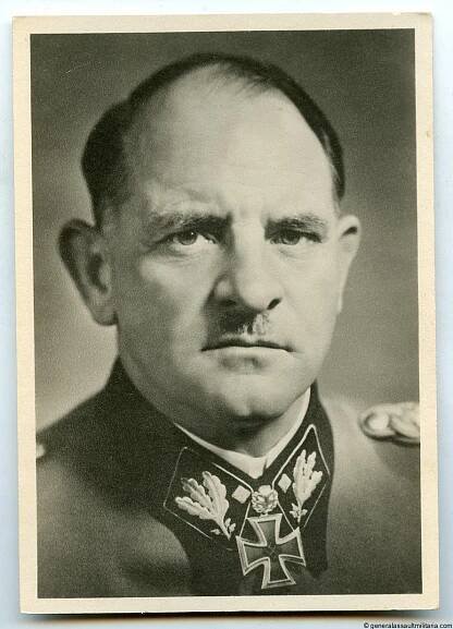 Josef Dietrich postcard