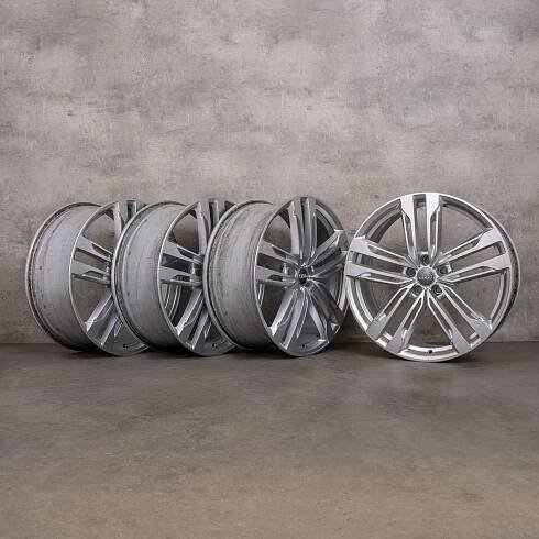 Originální disky Audi A6 S6 21 palců 4K C8 4K0601025AP stříbrná