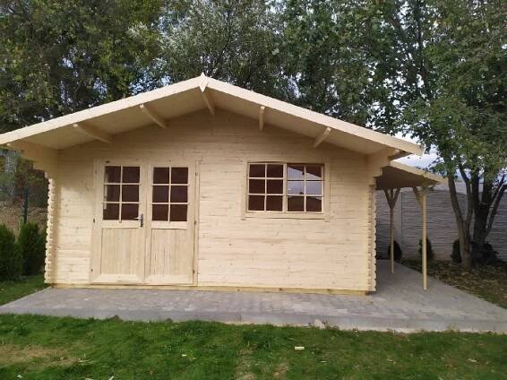 Gotland 7F - Zahradní domek 4,85x4,85m/40 mm :: Ceha-domky