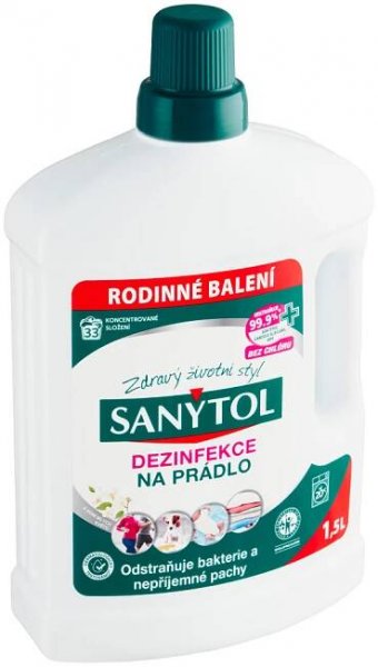 Sanytol dezinfekce na prádlo bílé květy 1,5 l