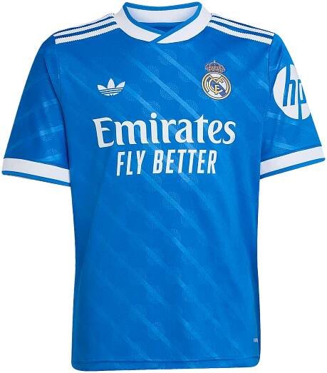 adidas Real Madrid Trikot 3rd 2025/2026 Kids Blau - blau