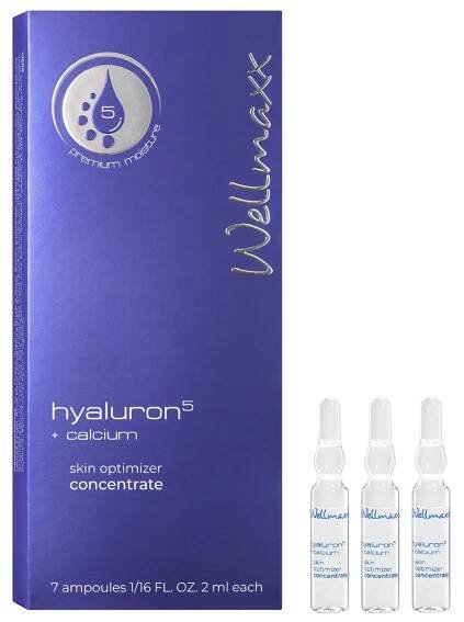 Wellmaxx pleťová maska hydratační s kyselinou hyaluronovou a vitamínem E x7
