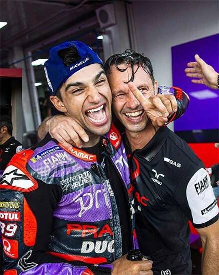 Jorge Martin se raduje Foto: Pramac Racing