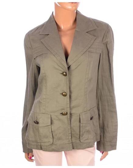 Kabátek sako Laurel zelená khaki 100% len vel. 38 / S - M