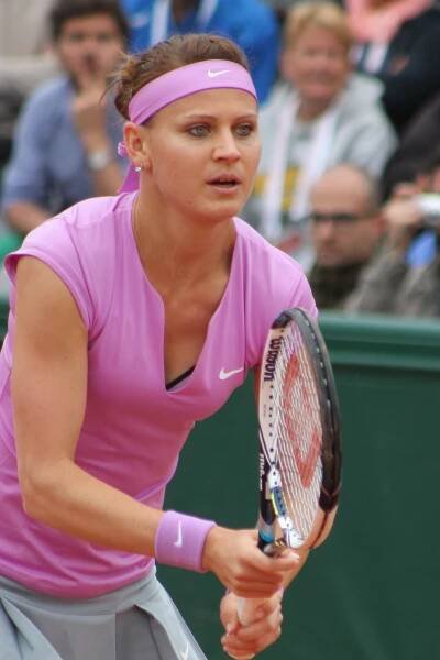 Lucie Šafářová na French Open 2015, kde postoupila do finále dvouhry a vyhrála čtyřhru