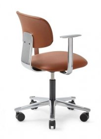 Kožená designová pracovní židle HAG Tion 2160 pohled zezadu