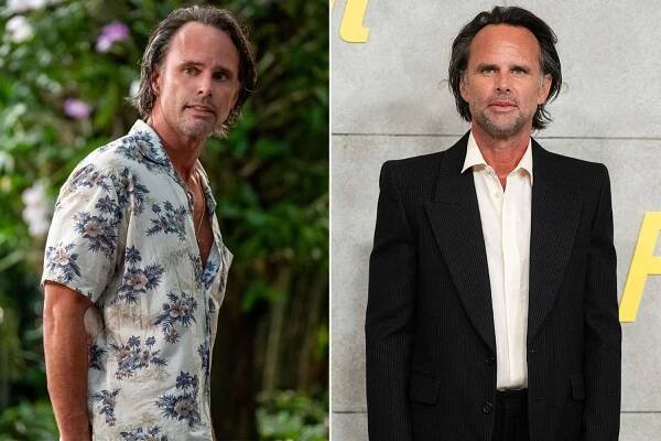 Walton Goggins in 'White Lotus' ; Walton Goggins attends a special screening of 
