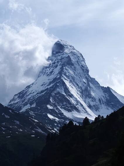 Matterhorn unveiled in a rare moment.