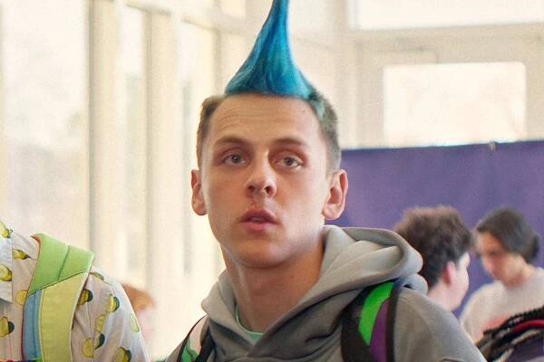 Jacob Bertrand as Eli 'Hawk' Moskowitz in Cobra Kai.