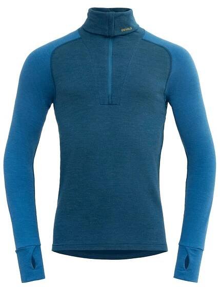 Pánské funkční triko Devold Expedition Merino Silk Zip Man