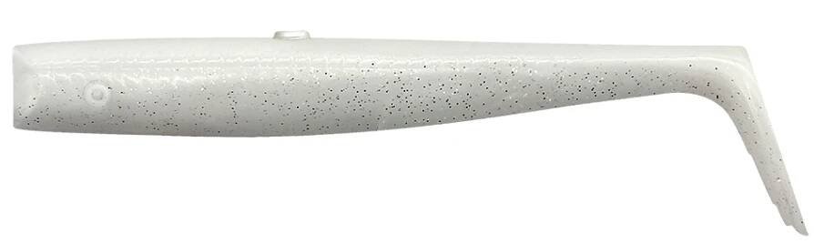 Rippery Savage Gear Sandeel V2 Tail 12,5 cm White Pearl Silver 5 ks