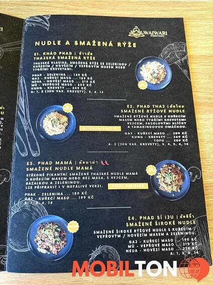 Waiwari thajské bistro - Mladá Boleslav Iii - thajská restaurace v mladá boleslav iii