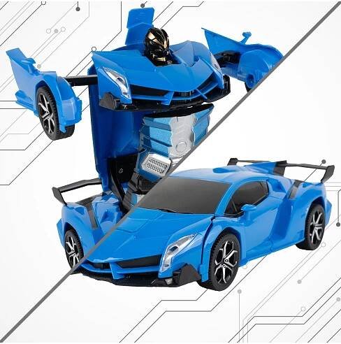 Robot Transformer Mech Team 2v1 sportovní auto