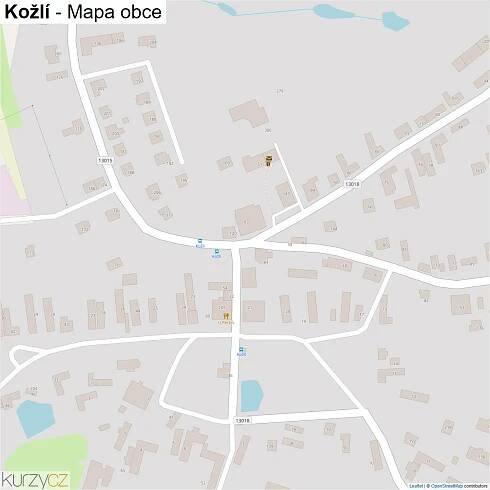 Kožlí - mapy | Kurzy.cz