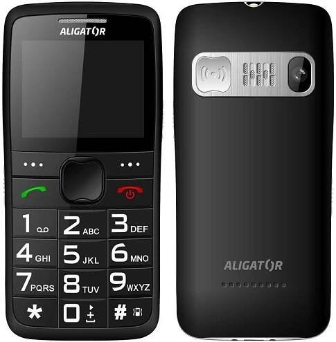 Mobilní telefon Aligator A675 Senior (A675BK) černý | DATART