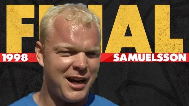 Magnus Samuelsson wins 1998 World's Strongest Man (FULL Final Event)