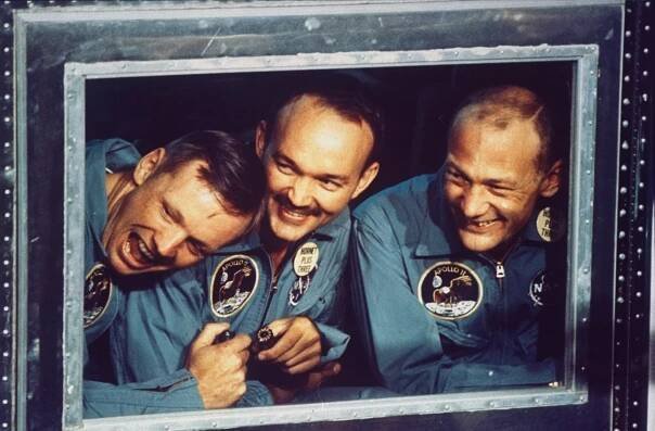 Apollo 11 astronauts Armstrong, Collins and Aldrin
