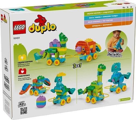LEGO Duplo 10451 3v1: Dinosauři na kolečkách