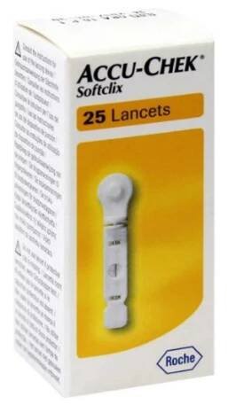 Lancety Accu-Chek Softclix 28G 25 ks