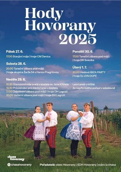 Krojované Hovoranské hody 2025 | Jižní Morava