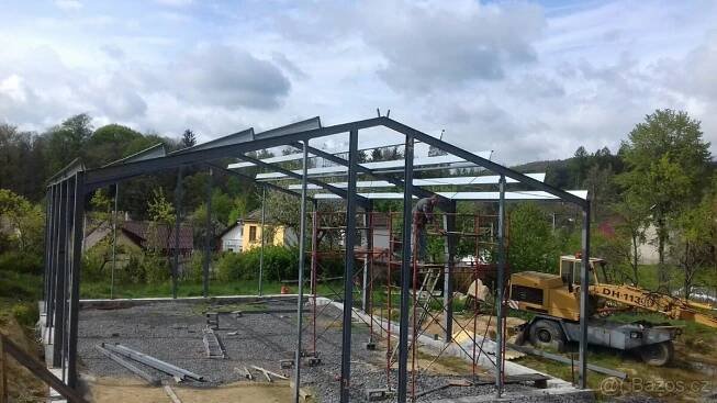 Prodej ocel. konstrukce haly12x18m/4,6m - Žďár nad Sázavou