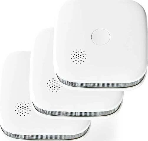 Nedis SmartLife sada detektorů kouře 3 ks WIFIDS21WT3