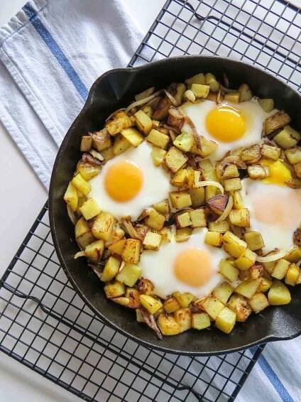 Skillet Hash & Eggs