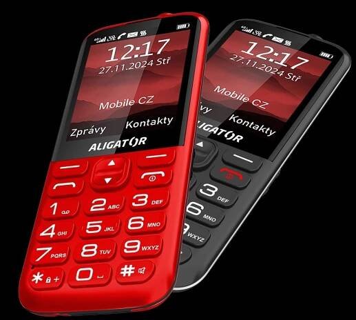 Mobilní telefon Aligator A930 4G (A930R) červený | DATART