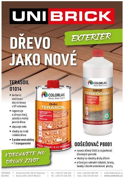 Péče o dřevo značek COLORLAK a SOUDAL | Unibrick s.r.o. 