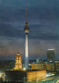 pohlednice [Germany] [Berlin] [Fernsehturm] [vysílač]  - Pohlednice