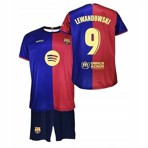 Dětský dres FC Barcelona 24/25, Lewandowski, sada, replika (Velikost 5-6 r)