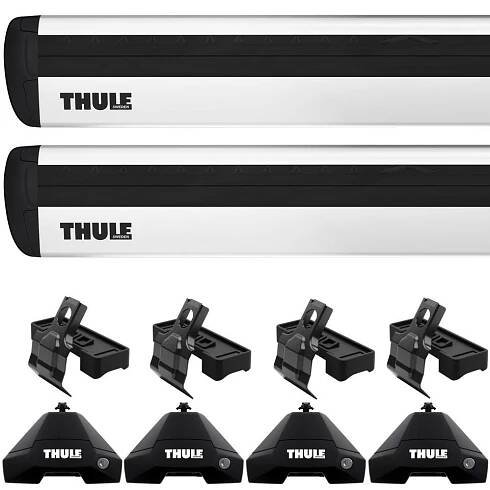 Střešní nosič / příčníky Thule WingBar Evo Silver - Audi A4 Sedan 4...
