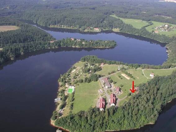 Chata u Orlíku k pronajmutí, Jižní Čechy a Šumava (Orlická přehrada)