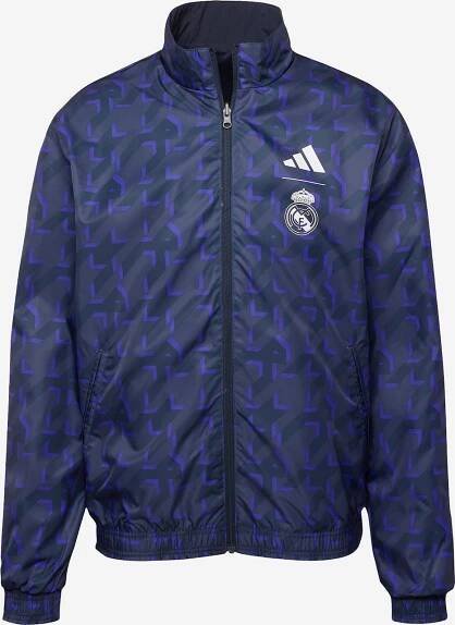 ADIDAS PERFORMANCE Sportovní bunda 'Real Madrid Anthem' – modrá: přední strana